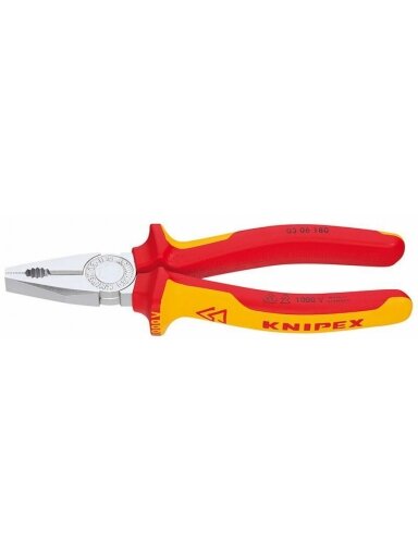 Kombinuotos replės VDE 160mm, Knipex