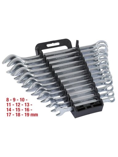 Kombinuotų raktų komplektas 8-19mm 12vnt, KS Tools Kombinuotų raktų komplektas 8-19mm 12vnt, KS Tools