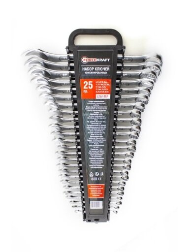 Kombinuotų raktų komplektas WMC TOOLS  5261MP 25 vnt