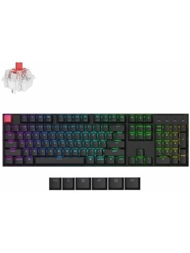 Komp klaviatūra belaidė Keychron K10 Version 2 juoda