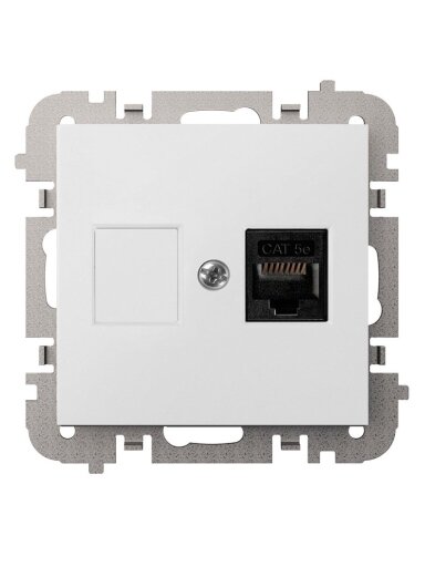 Kompiuterio lizdas ELEKTRO-PLAST VESTRA, baltos spalvos