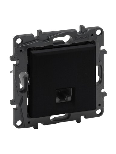 Kompiuterio lizdas LEGRAND NILOE STEP, CAT6, juodas