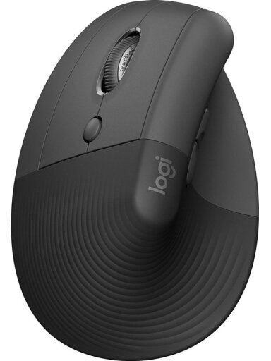 Kompiuterio pelė Logitech Lift Left, grafito Kompiuterio pelė Logitech Lift Left, grafito