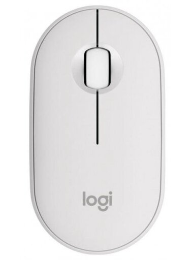Kompiuterio pelė Logitech Pebble Mouse 2 M350s, balta
