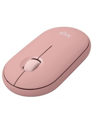 Kompiuterio pelė Logitech Pebble Mouse 2 M350s, rožinė
