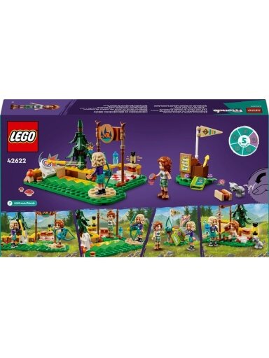 Konstr LEGO Friends Stovyklos šaudymo iš lanko tiras 42622