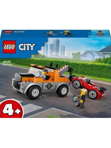 Konstrukt LEGO City Vilkikas ir sport automob remontas 60435