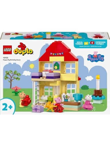 Konstrukt LEGO® Duplo Pepos Pig gimtadienio namelis 10433
