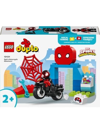 Konstrukt LEGO® Duplo Suktuko nuotykiai su motociklu 10424