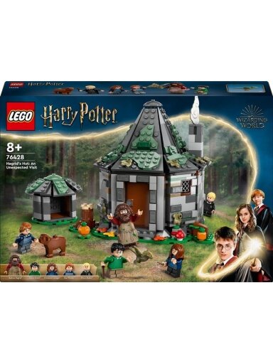 Konstrukt LEGO Harry Potter Hagrido trob: netikėtas apsilank
