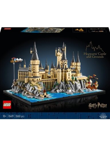 Konstrukt. LEGO Harry Potter Hogvartso pilis ir apylinkės