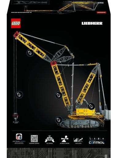 Konstrukt. LEGO Technic Vikšrinis kranas „Liebherr LR 13000“