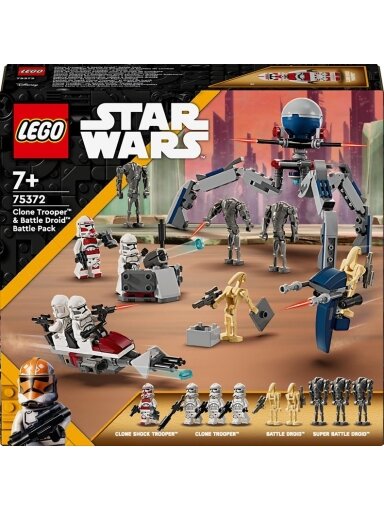 Konstrukt Star Wars Klonų kario ir kovinio droido kovos rink