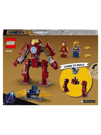 Konstruktorius Geležinis žmogus Hulkbuster prieš Thanos