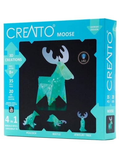 Konstruktorius Kosmos Creatto Moose 1KS3478, plastikas