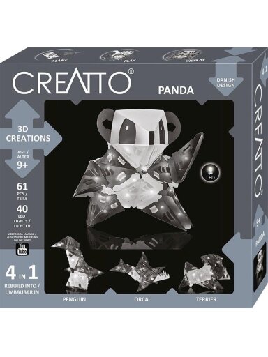 Konstruktorius Kosmos Creatto Panda 1KS3494, plastikas
