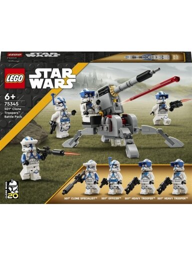 Konstruktorius LEGO 501-ojo būrio klonų karių™ rinkinys