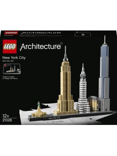 Konstruktorius LEGO Architecture Niujorkas 21028, 598 vnt.