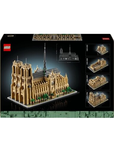 Konstruktorius LEGO® Architecture Paryžiaus Notre-Dame 21061