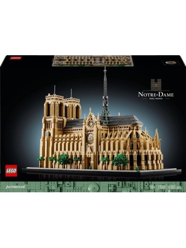 Konstruktorius LEGO® Architecture Paryžiaus Notre-Dame 21061