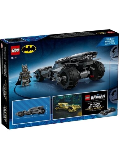 Konstruktorius LEGO Batman Betmeno automobilis 76331, 220vnt