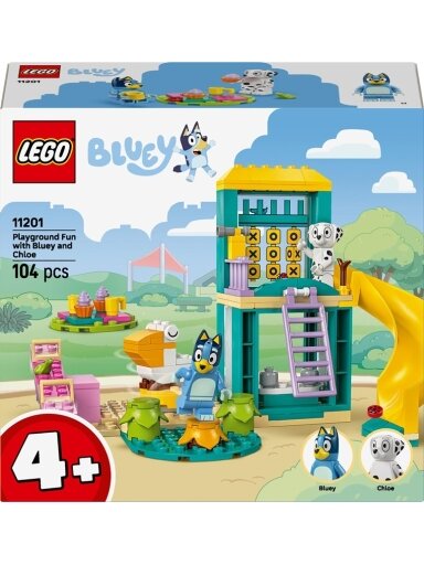 Konstruktorius LEGO® Bluey Playground Fun Bluey and Chloe