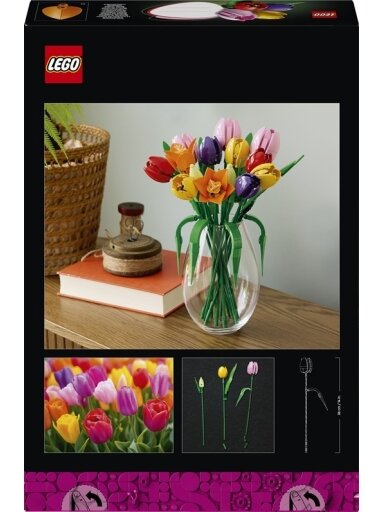 Konstruktorius LEGO® Botanicals Tulip Bouquet 11501