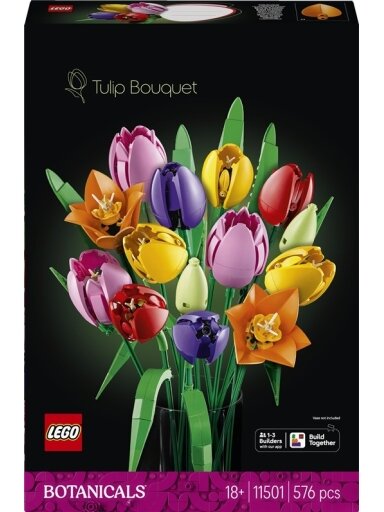 Konstruktorius LEGO® Botanicals Tulip Bouquet 11501