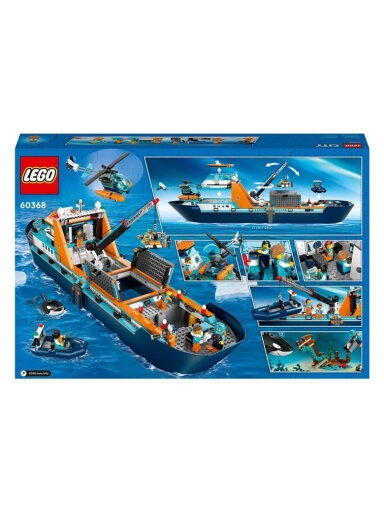 Konstruktorius LEGO City Arkties tyrinėtojų laivas 60368