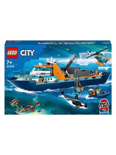 Konstruktorius LEGO City Arkties tyrinėtojų laivas 60368