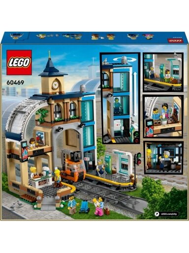 Konstruktorius LEGO® City Central Train Station 60469