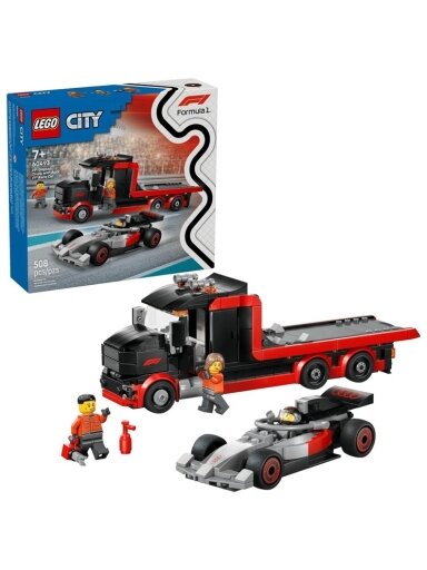 Konstruktorius LEGO City F1 sunkvežimis su Audi 60493,508vnt