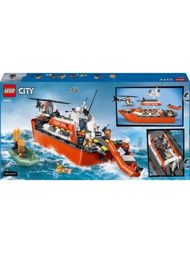 Konstruktorius LEGO® City gelbėtojų kateris 60504, 742 vnt.
