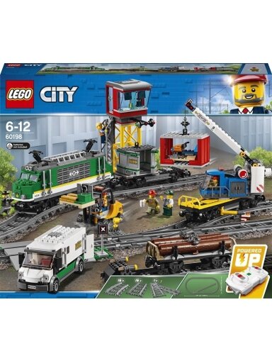 Konstruktorius LEGO City Krovininis traukinys 60198