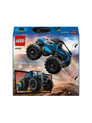 Konstruktorius LEGO City Mėlynas sunkvežimis-monstras