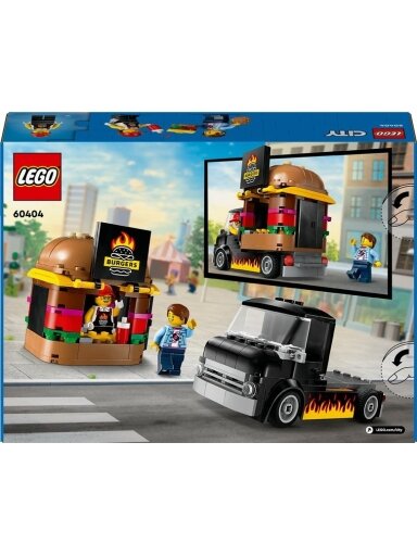 Konstruktorius LEGO® City Mėsainių sunkvežimis 60404