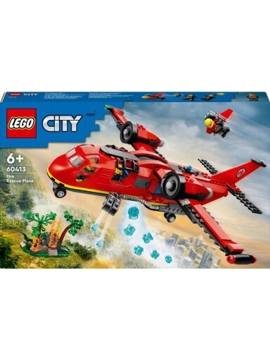 Konstruktorius LEGO® City Ugniagesių lėktuvas 60413