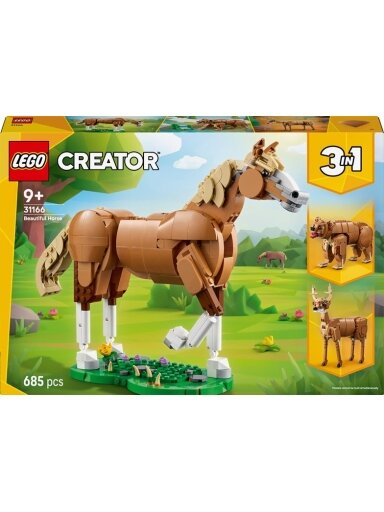 Konstruktorius LEGO® Creator 3in1 Beautiful Horse 31166