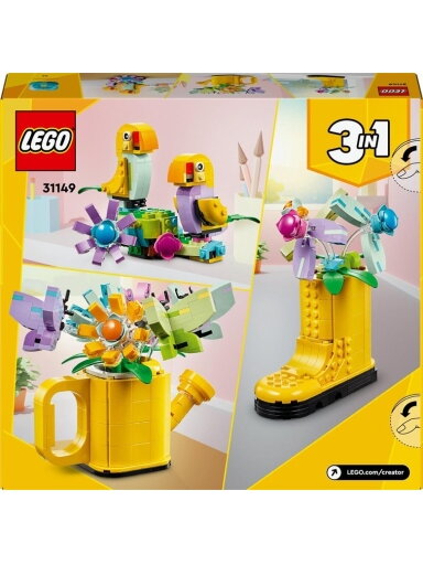 Konstruktorius LEGO® Creator 3in1 Gėlės laistytuve 31149