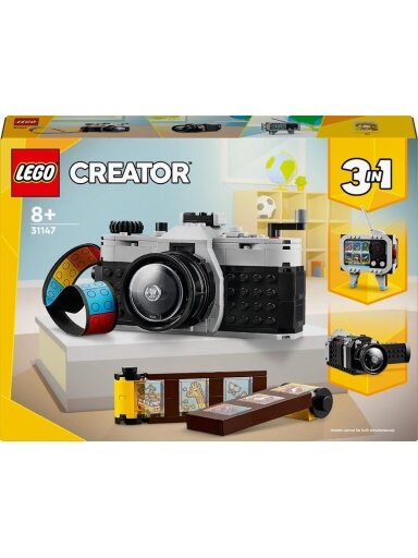 Konstruktorius LEGO® Creator 3in1 Retro fotoaparatas 31147
