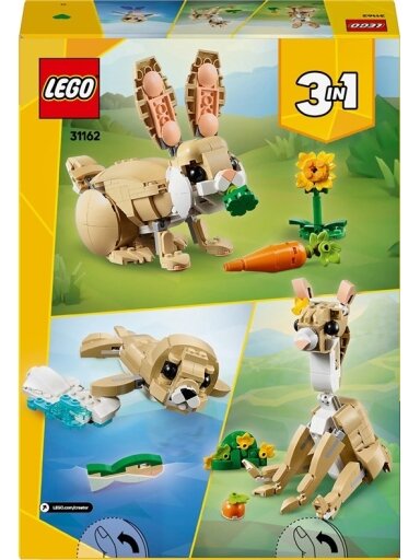 Konstruktorius LEGO® Creator Cute Bunny 31162, 326 vnt.