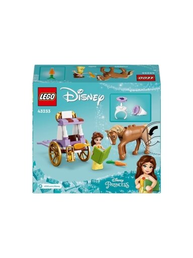 Konstruktorius LEGO Disney Gražuolės pasakos arklių karieta