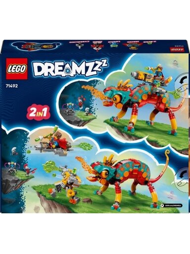 Konstruktorius LEGO® DREAMZzz Mateo's Fire Chameleon 71492