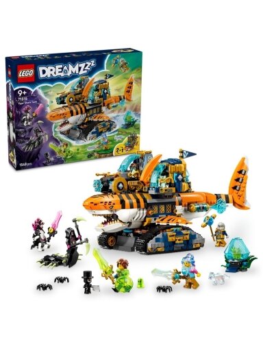 Konstruktorius LEGO® DREAMZzz Ryklių tankas 71515, 1548 vnt.