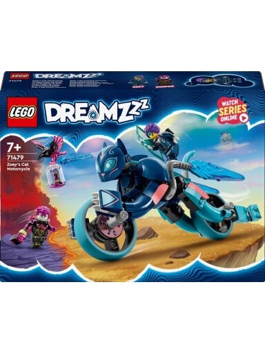 Konstruktorius LEGO® DREAMZzz Zoey's Cat Motorcycle 71479