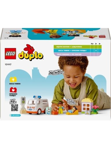 Konstruktorius LEGO® Duplo Ambulance & Driver 10447, 19 vnt.