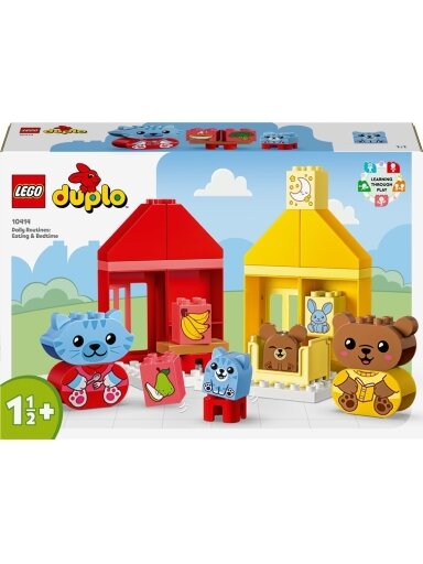 Konstruktorius LEGO Duplo Kasdienė rutina: mityba ir miegas