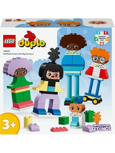 Konstruktorius LEGO Duplo Konstruojami emocijų žmogeliukai