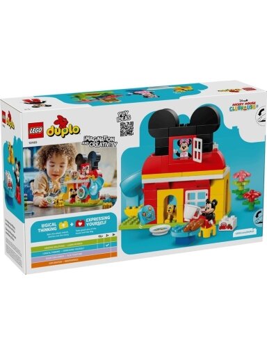 Konstruktorius LEGO DUPLO Peliuko Mikio klubas 10465, 87 vnt