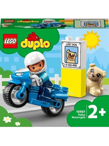 Konstruktorius LEGO® DUPLO® Policijos motociklas  10967